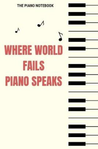 Cover of Where World Fails Piano Speaks