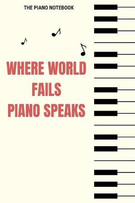 Book cover for Where World Fails Piano Speaks