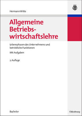Cover of Allgemeine Betriebswirtschaftslehre