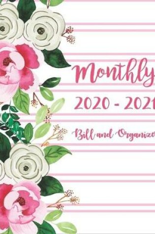 Cover of Monthly Bill and Organizer 2020-2021