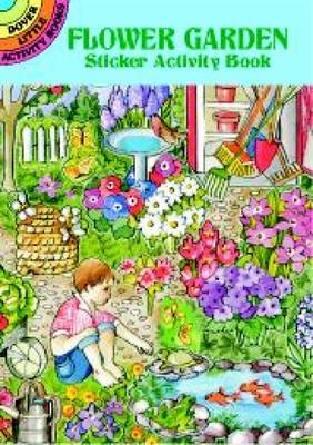 Book cover for Flower Garden Sticker Activity Book