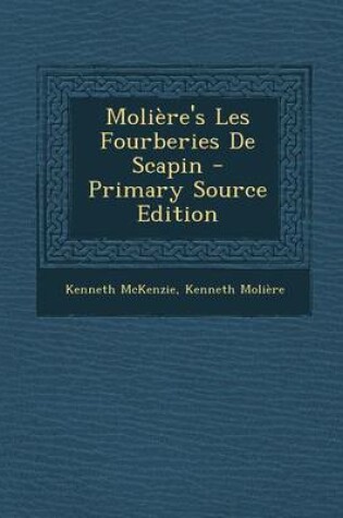 Cover of Moliere's Les Fourberies de Scapin