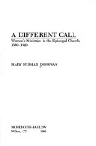 Cover of Different Call