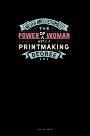 Cover of Never Underestimate The Power Of A Woman With A Printmaking Degree