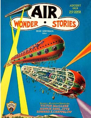 Book cover for Air Wonder Stories, August 1929