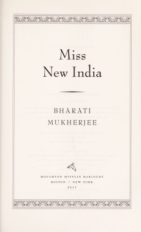 Book cover for Miss New India