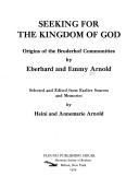 Book cover for Seeking for the Kingdom of God