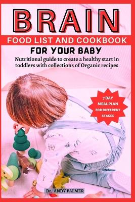 Book cover for Brain Food List and Cookbook for Your Baby
