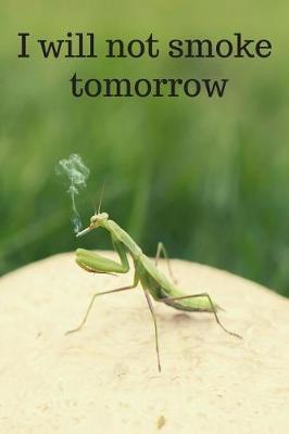 Book cover for I will not smoke tomorrow