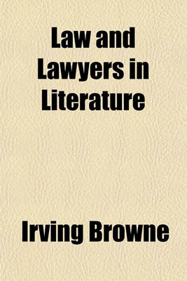 Book cover for Law and Lawyers in Literature