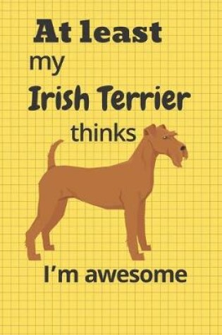 Cover of At least My Irish Terrier thinks I'm awesome