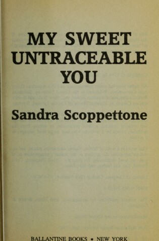 Cover of My Sweet Untraceable You