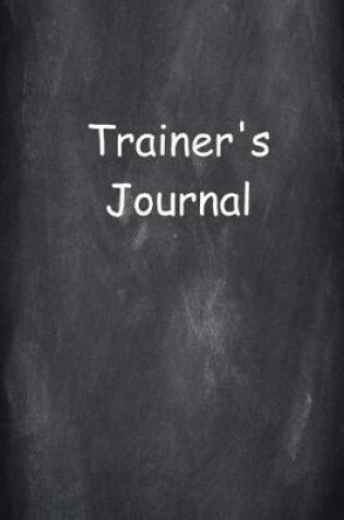 Cover of Trainer's Journal