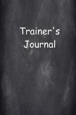 Book cover for Trainer's Journal