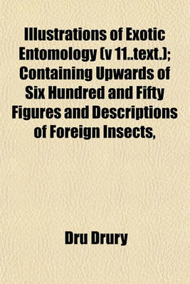 Book cover for Exotic Entomology Volume 11..Text.