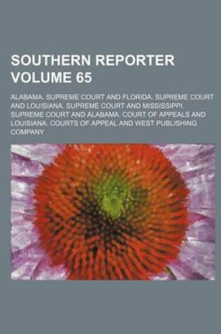 Cover of Southern Reporter Volume 65