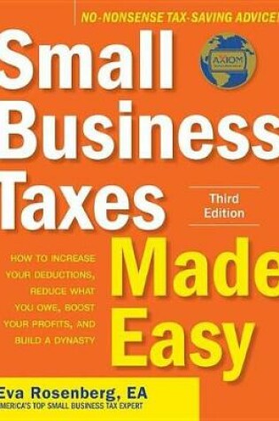 Cover of Small Business Taxes Made Easy, Third Edition