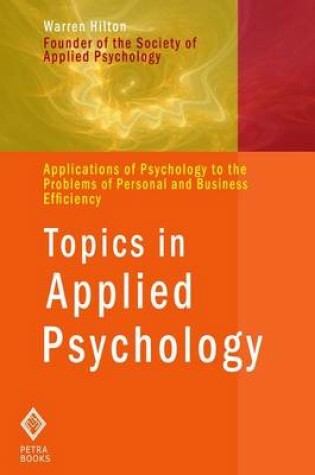 Cover of Topics in Applied Psychology