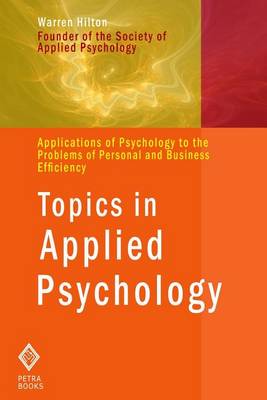 Book cover for Topics in Applied Psychology