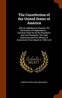 Book cover for The Constitution of the United States of America