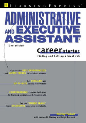 Book cover for Administrative and Executive Assistant Career Starter