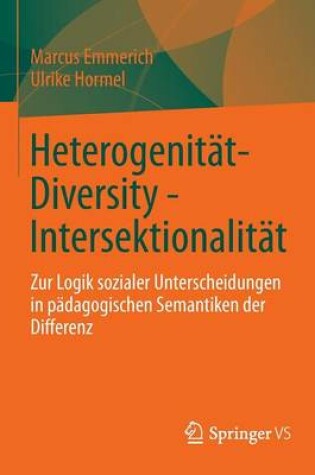 Cover of Heterogenitat - Diversity - Intersektionalitat