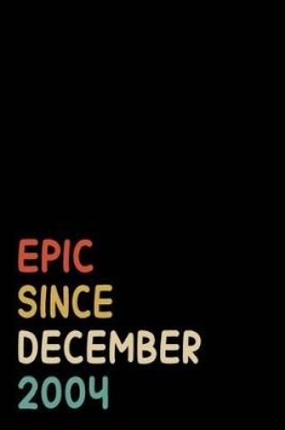 Cover of Epic Since December 2004