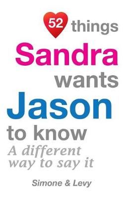 Book cover for 52 Things Sandra Wants Jason To Know