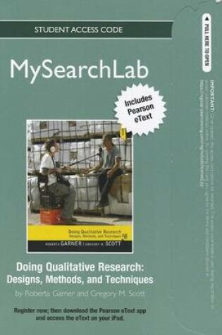 Cover of MyLab Search with Pearson eText -- Standalone Access Card -- Doing Qualitative Research