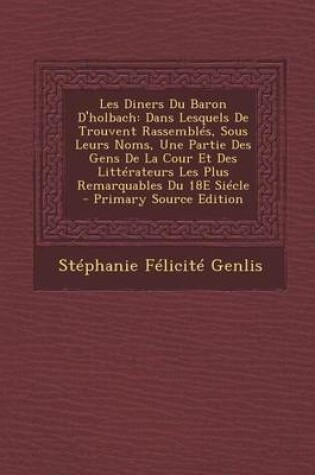 Cover of Les Diners Du Baron D'Holbach