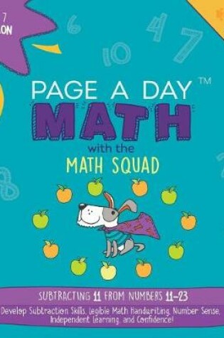 Cover of Page a Day Math Subtraction Book 12