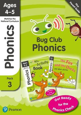 Book cover for Bug Club Phonics Parent Pack 3 for ages 4-5; Phonics Sets 7-9