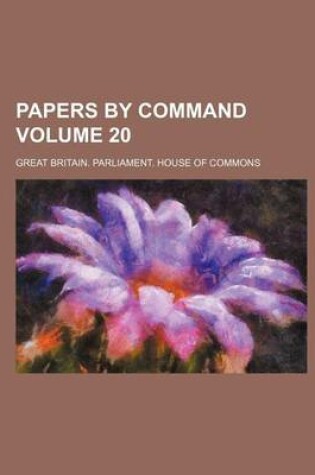 Cover of Papers by Command Volume 20