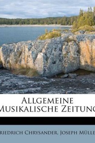 Cover of Allgemeine Musikalische Zeitung, XVII. Jahrgang