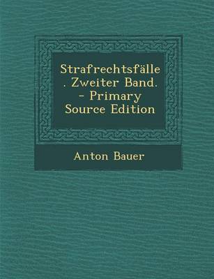 Book cover for Strafrechtsfalle. Zweiter Band.