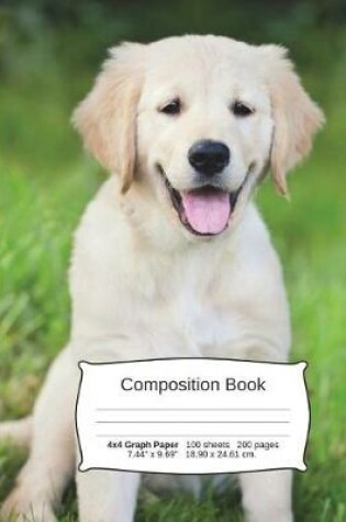 Cover of Dog Composition Notebook, Graph Paper