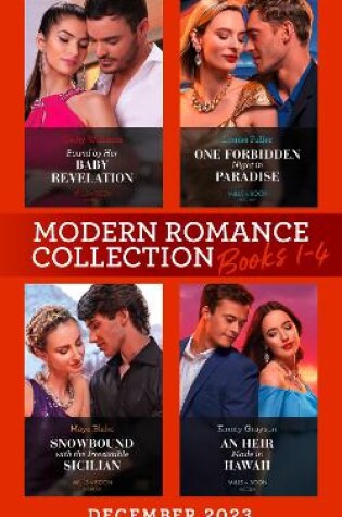 Cover of Modern Romance December 2023 Books 1-4