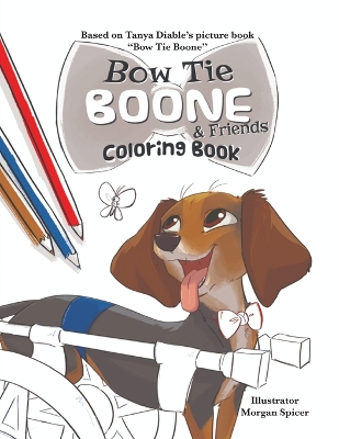 Book cover for Bow Tie Boone & Friends Coloring Book