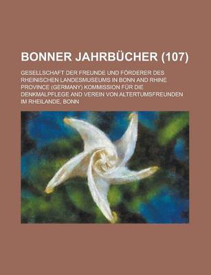 Book cover for Bonner Jahrbucher (107 )