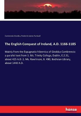 Book cover for The English Conquest of Ireland, A.D. 1166-1185