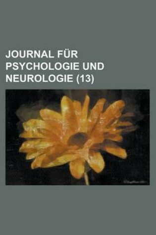 Cover of Journal Fur Psychologie Und Neurologie (13)