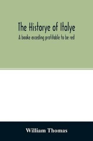 Cover of The historye of Italye