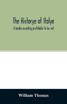 Book cover for The historye of Italye