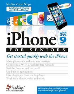 Book cover for iPhone with iOS 9 and Higher for Seniors