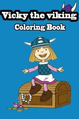 Cover of Vicky the viking coloring book