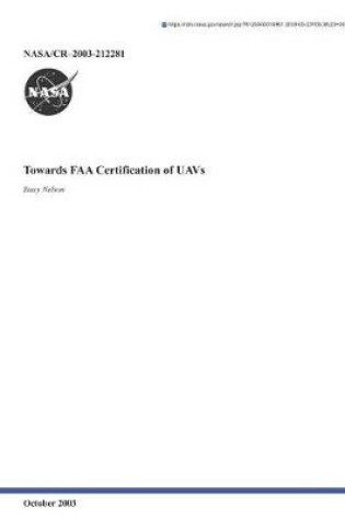 Cover of Towards FAA Certification of Uavs