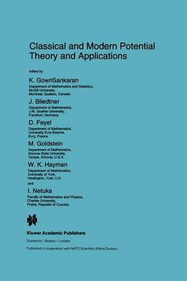 Cover of Classical and Modern Potential Theory and Applications