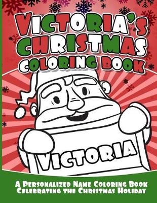 Book cover for Victoria's Christmas Coloring Book