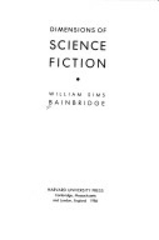 Cover of Dimensions of Science Fiction
