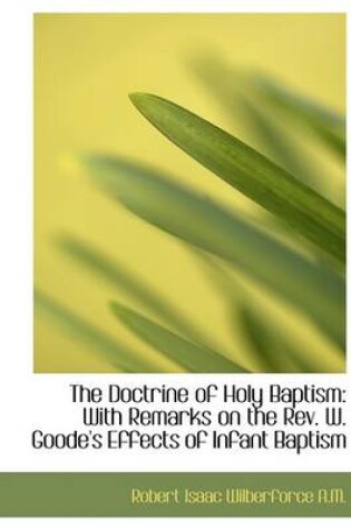 Cover of The Doctrine of Holy Baptism